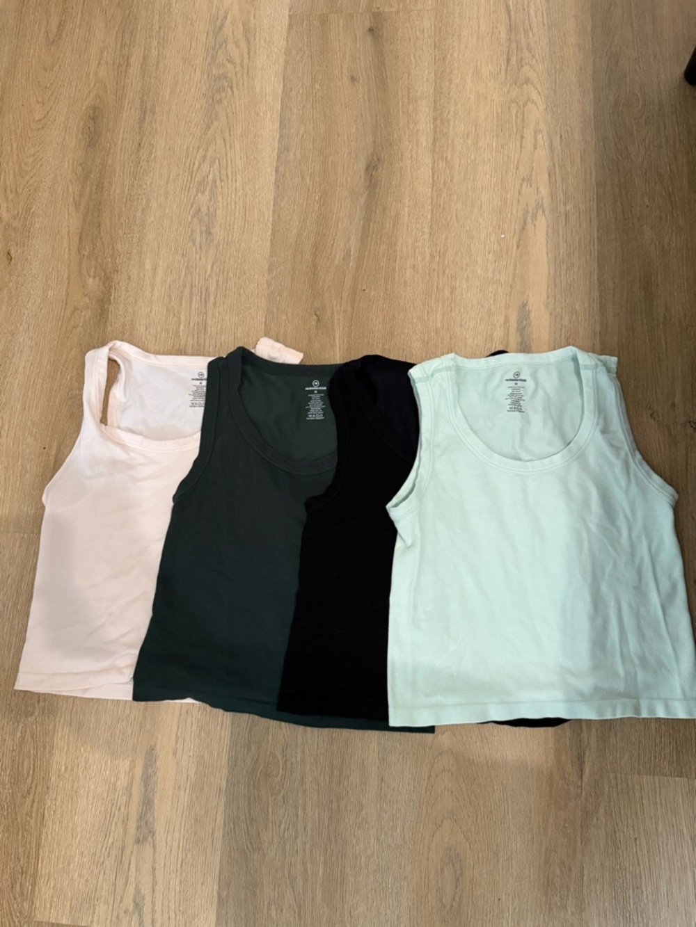 Essentials Tank Top Set - Mint, Black, Forest Green, Blush
